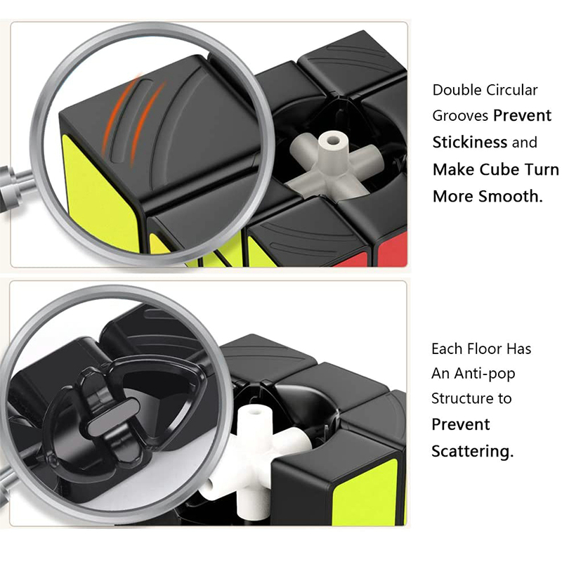 Rubik&apos;s Cube Educational Toy Three-order Magic Cube Puzzle Toy Learn Decompress Adult Kids Toy Gifts