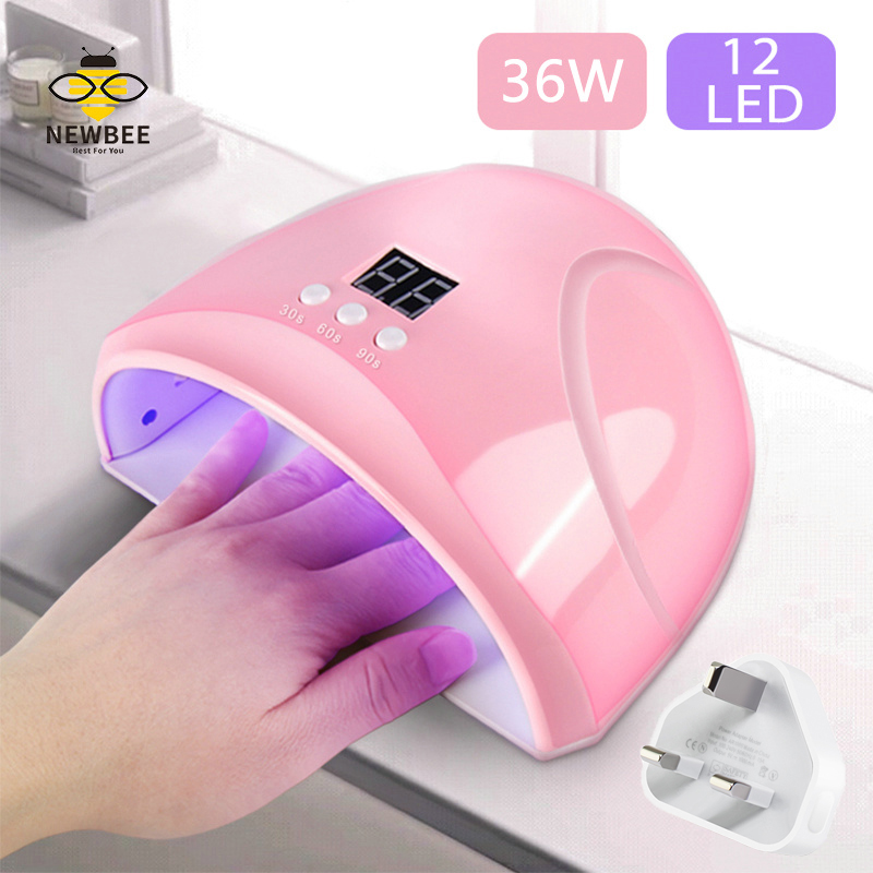 36W Nail Lamp UV LED Lamp Nail Dryer for UV Gel LED Gel Nails Machine USB Power Nail Tools With Plug