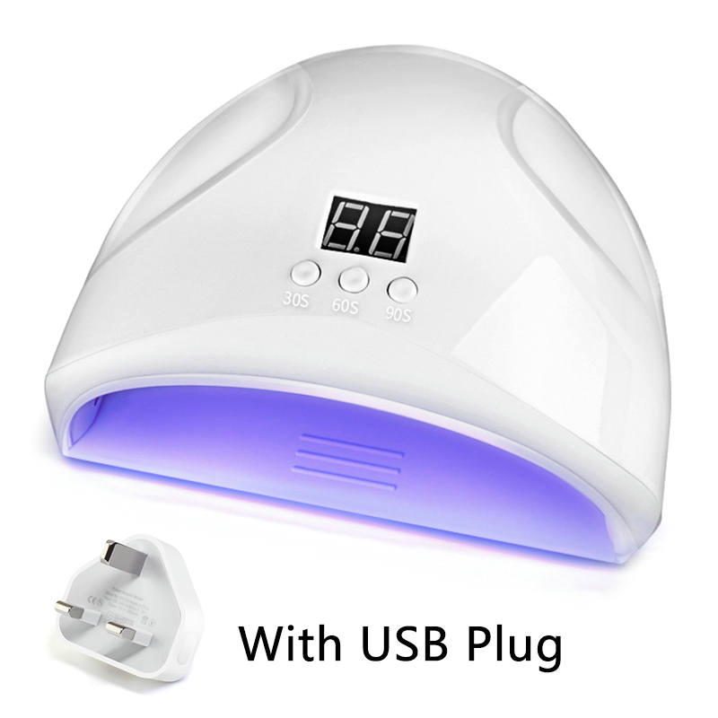 36W Nail Lamp UV LED Lamp Nail Dryer for UV Gel LED Gel Nails Machine USB Power Nail Tools With Plug