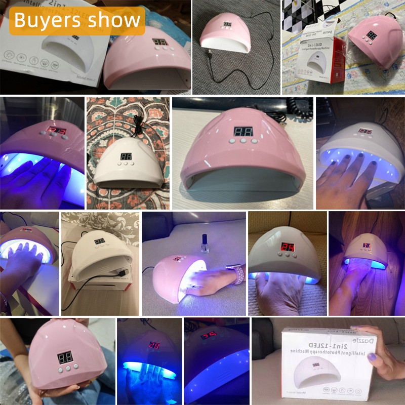 36W Nail Lamp UV LED Lamp Nail Dryer for UV Gel LED Gel Nails Machine USB Power Nail Tools With Plug