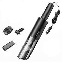 Car Vacuum Cleaner High Power Portable Handheld Vacuum Cleaner 120w 6000PA Strong Suction Cleaner Black