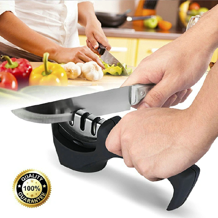 Knife Sharpeners 3 Stages Professional Kitchen Sharpening Stone Grinder knives Kitchen Knife Accessories