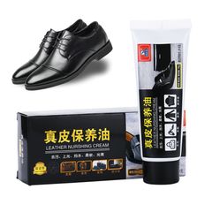 Leather Care Balm Protector Conditioner Polish Cleaner and Leather Cream for Shoes Boots Car Interior Purses Saddle Furniture Bags Upholstery Jackets Black 78g 1 PC