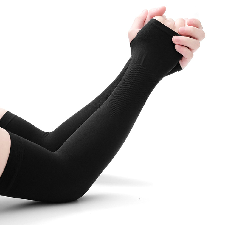 Newbee 1 Pair Arm Sleeves Uv Sun Protection Cooling Sleeves Sunscreen Cuff Summer Men Women Gloves Outdoor Skin Proteive  Sleeves Warmer Gloves