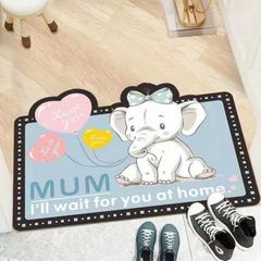 Cartoon Doormats Welcome Entrance Doormats Carpets Rugs For Home Bath Living Room Floor Stair Kitchen Hallway Non-Slip Foot Pad Style A 1 piece