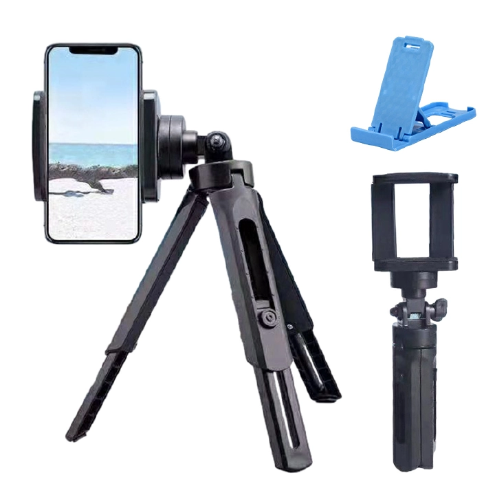 Phones Tripods Selfie Stick Camera Tripod Adjustable Tripod Stand with Phone Holder Compatible with iPhone Android Phone for Selfies Live Stream Video Vlogging