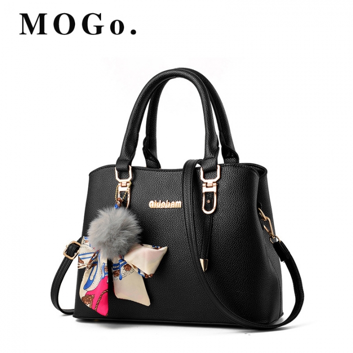 Mogo Women Pu Handbags Brands Handbag Shoulde Elegant Lady Bag Mogo Women Pu Handbags Brands Handbag Shoulde Elegant Lady Bag Pouch High Quality B009 Black