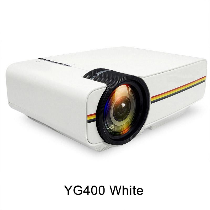 Led Mini Protable Multimedia Projector Wired Sync Display Video For Home Theatre Support 1080P