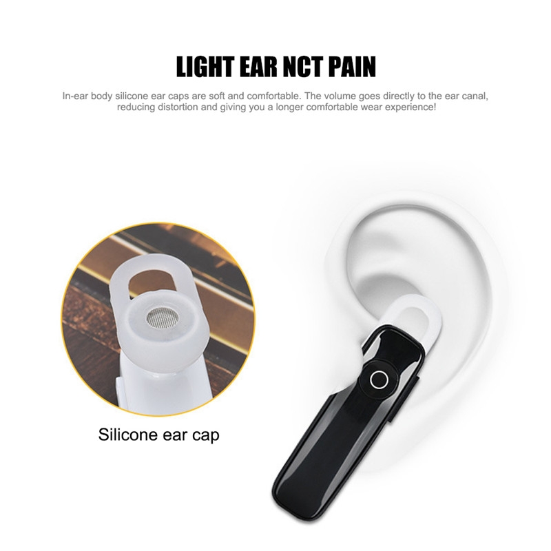 Earphone Bluetooth 4.0 Wireless Sports Headset Bluetooth Bass Rechargeable Earphone With MIC black 5