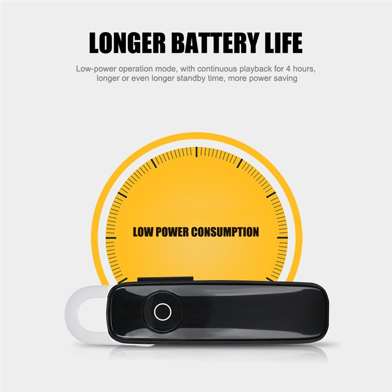 Earphone Bluetooth 4.0 Wireless Sports Headset Bluetooth Bass Rechargeable Earphone With MIC black 6