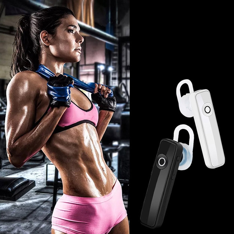 Earphone Bluetooth 4.0 Wireless Sports Headset Bluetooth Bass Rechargeable Earphone With MIC black 2