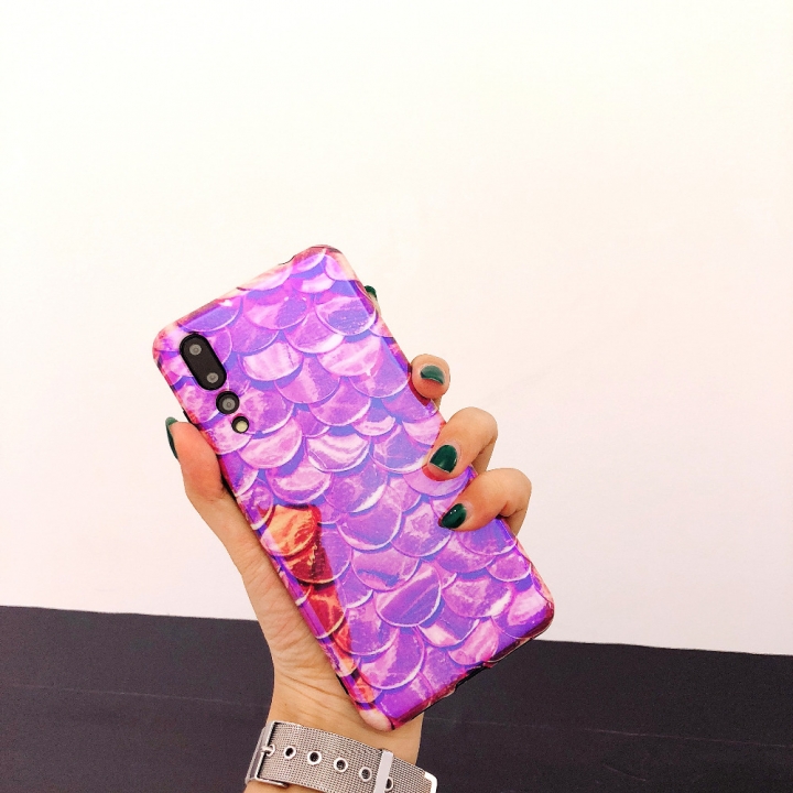 For Huawei P20 Pro /P20 /P10 Case Fashion Fish Scale Pattern Ultra Thin silicon Soft TPU Cover