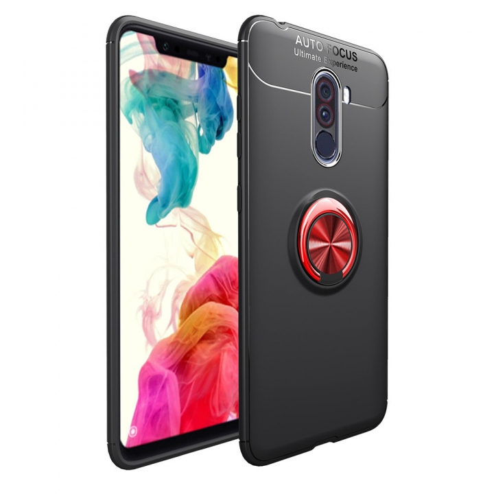Poco f1 For xiaomi Pocophone f1 case car phone Stand case soft silicon cover For xiaomi