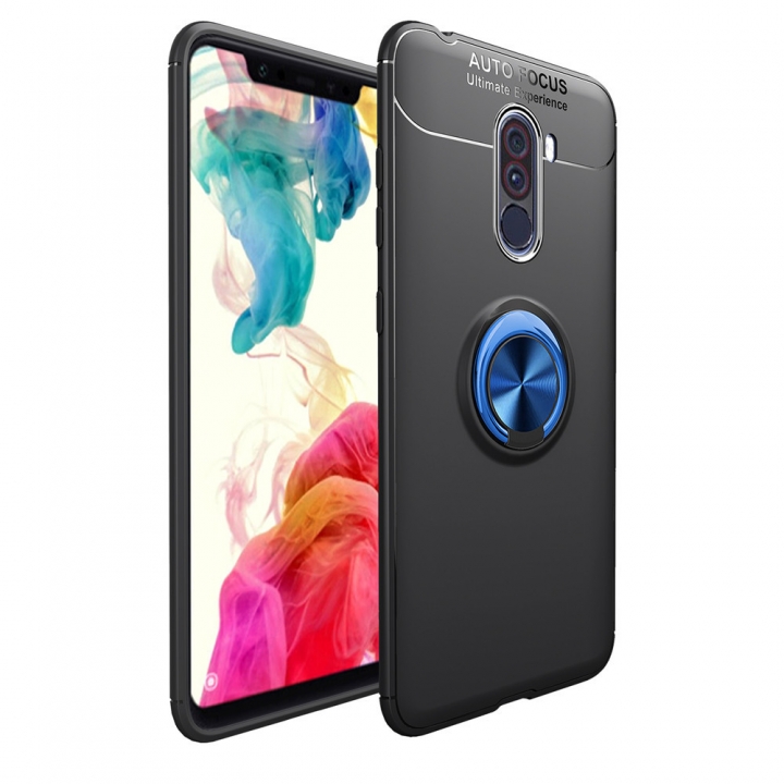 Poco f1 For xiaomi Pocophone f1 case car phone Stand case soft silicon cover For xiaomi