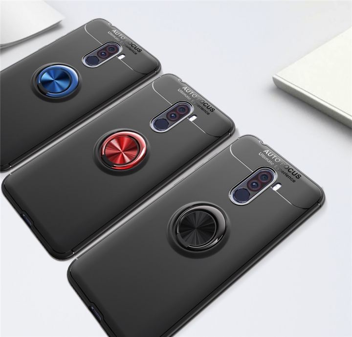Poco f1 For xiaomi Pocophone f1 case car phone Stand case soft silicon cover For xiaomi