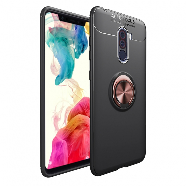 Poco f1 For xiaomi Pocophone f1 case car phone Stand case soft silicon cover For xiaomi