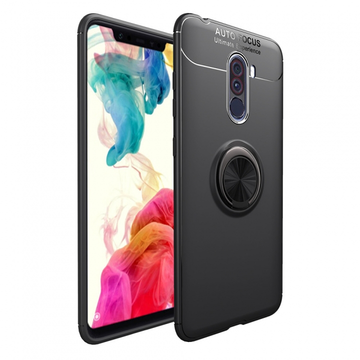 Poco f1 For xiaomi Pocophone f1 case car phone Stand case soft silicon cover For xiaomi