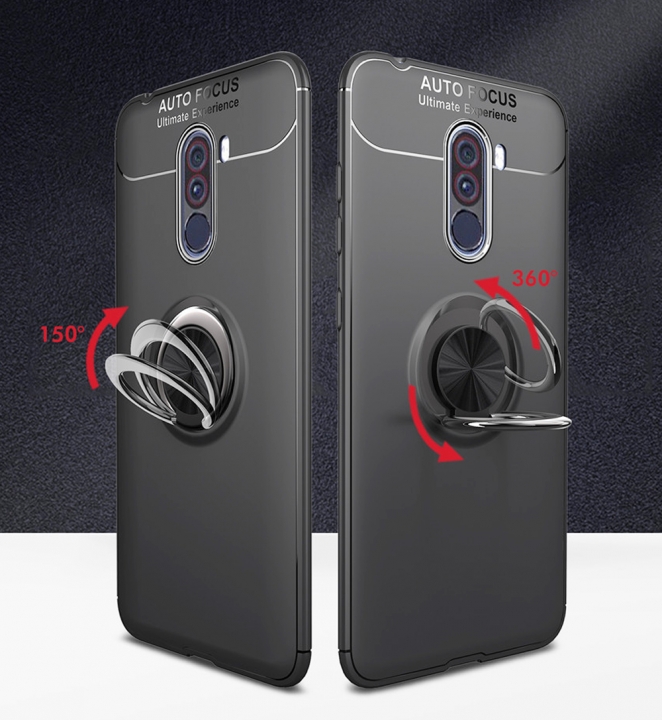 Poco f1 For xiaomi Pocophone f1 case car phone Stand case soft silicon cover For xiaomi