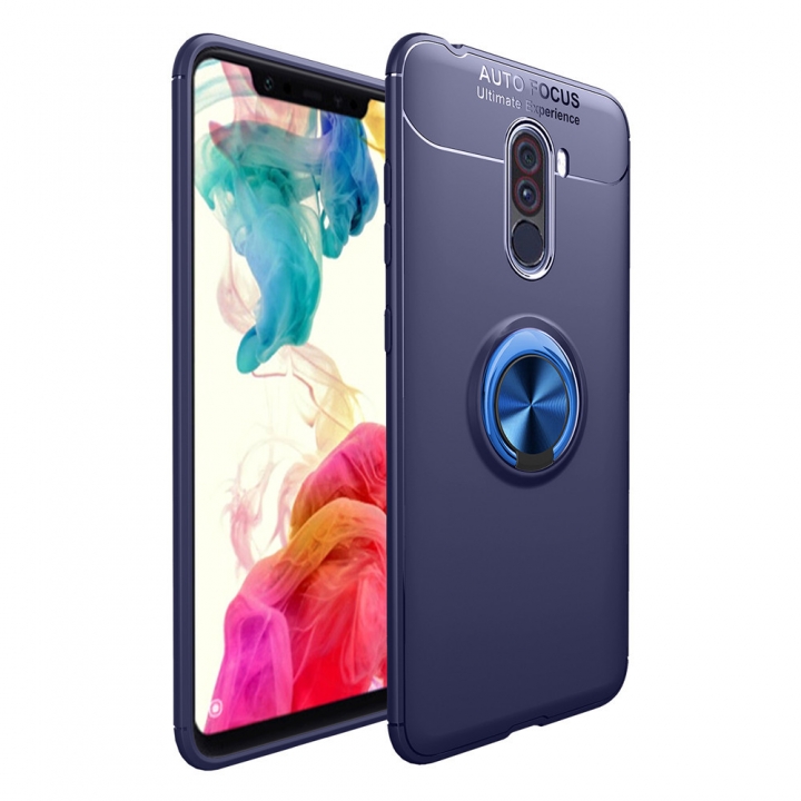 Poco f1 For xiaomi Pocophone f1 case car phone Stand case soft silicon cover For xiaomi