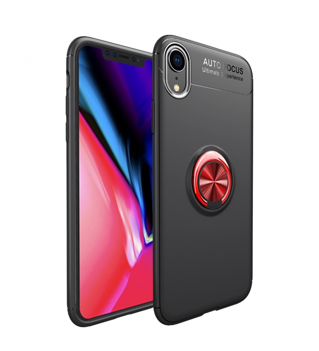 Axbety For iPhone XS MAX/ XR/XS Case car Phone Stand Ring Holder buckle back Case soft silicon cover