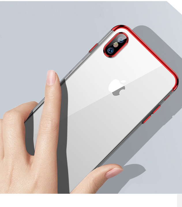 Axbety For iPhone X XS MAX/ XR Luxury Crystal Ultra Slim Soft Clear Phone Cases