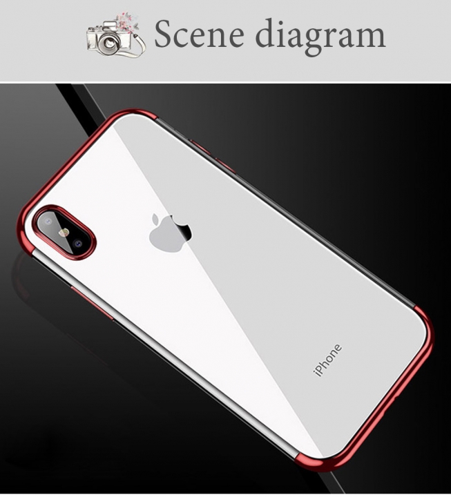 Axbety For iPhone X XS MAX/ XR Luxury Crystal Ultra Slim Soft Clear Phone Cases