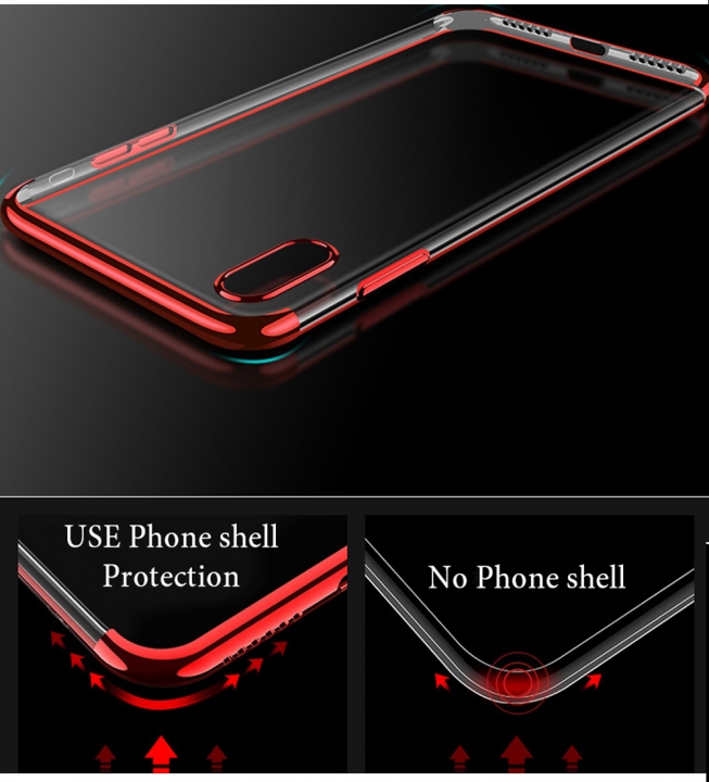 Axbety For iPhone X XS MAX/ XR Luxury Crystal Ultra Slim Soft Clear Phone Cases