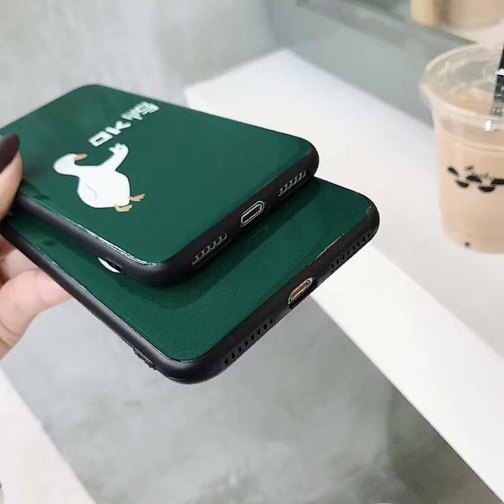 Cute Cartoon Shiba Inu Glass Case For iPhone 6 6s 7 8 Plus X XR XS MAX Phone Case