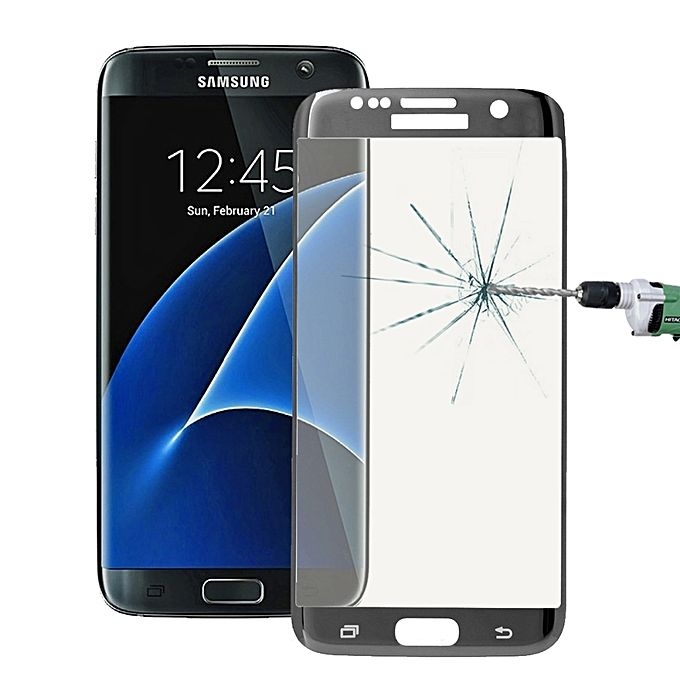 Generic For Samsung Galaxy S7 Edge Tempered Glass Full Screen Film(Black)
