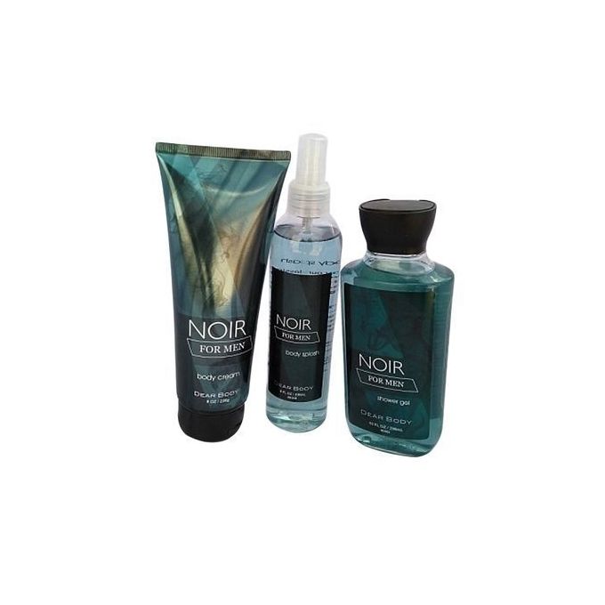 Dear Body 1 Noir for Men Body Cream, 1 Body Splash + Shower Gel