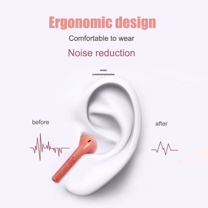 Generic I15 Earphones BT 5.0 Wireless Headset Noise Reduction HD