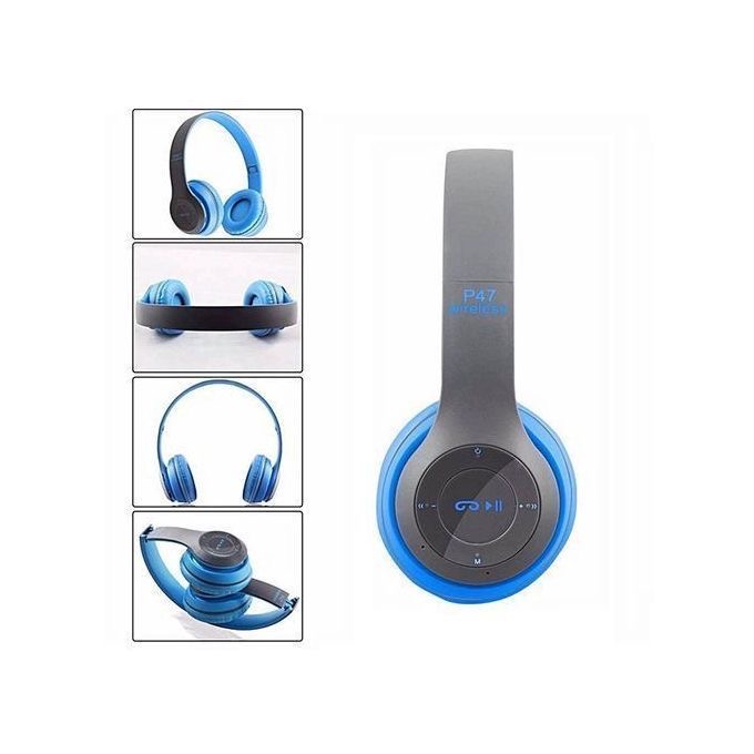 P47 Wireless Bluetooth 4.2 Music Headphones