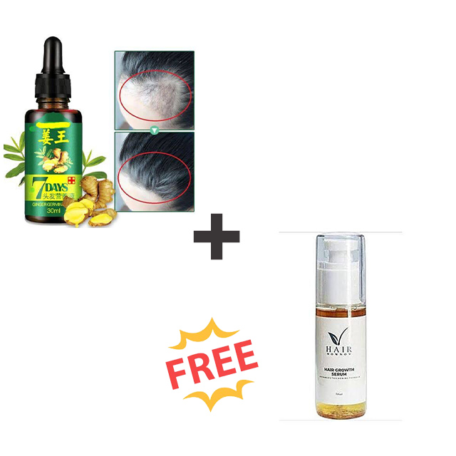 O carly ginger hair growth serum plus free Hair now now serum