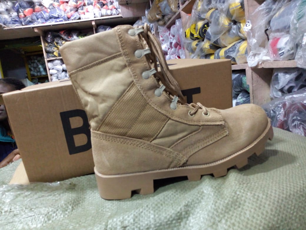 Desert Forest Rocky Areas Boots Combat Design With Rubber Sole Leather Material Laced Up Normal Fitting Sizes 40-45 All Season Colour B Beige 41