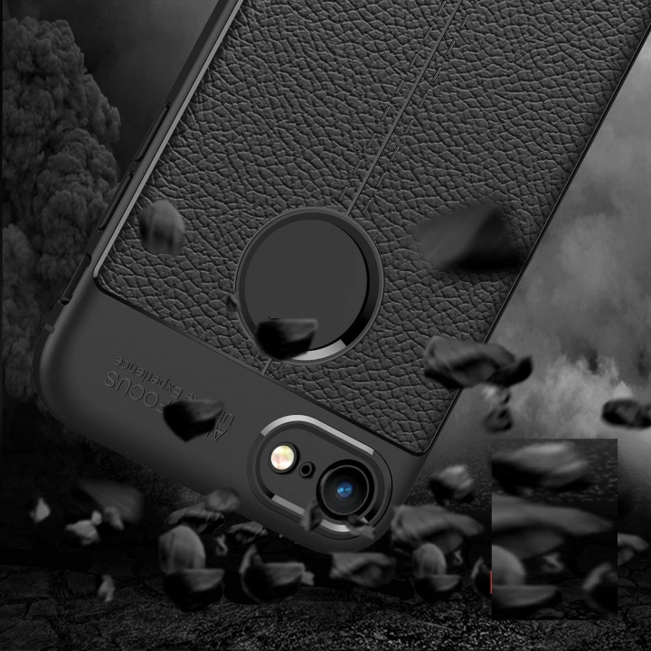 Auto Focus IPhone 7 Plus Lychee Type TPU Premium quality Shock Proof Case