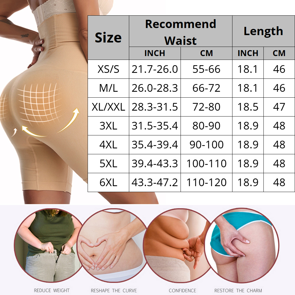 New   Arrival  Corset  Shapewear for Women Tummy Control Shorts High Waist Panty Mid Thigh Body Shaper Bodysuit Shaping Lady