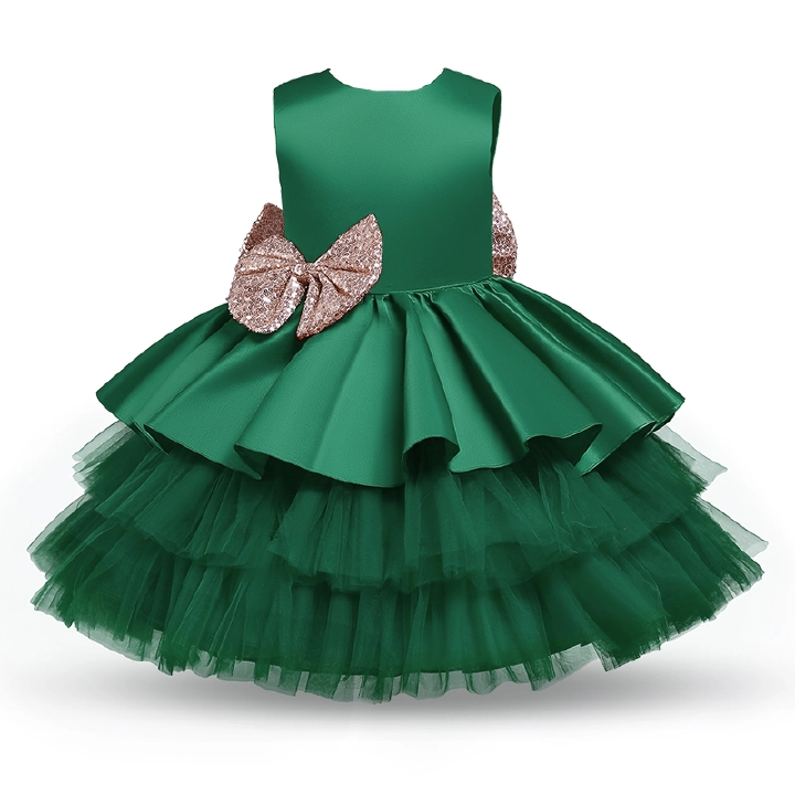 girls clothes  Toddler Baby Girl Dress Big Bow Baptism Dress for Girls First Year Birthday Party Wedding Dress Baby Clothes Tutu Fluffy Gown Princess Dress Lovely Little Princess