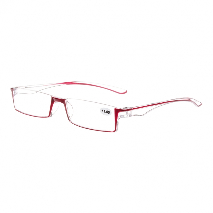 Fashion Slim Reading Glasses Tube Case Reader Red +1.00 +1.50 +2.00 +2.50 +3.00