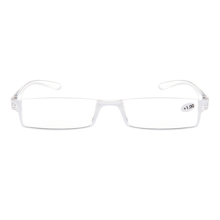 Fashion Slim Reading Glasses Tube Case Reader White +1.00 +1.50 +2.00 +2.50 +3.00