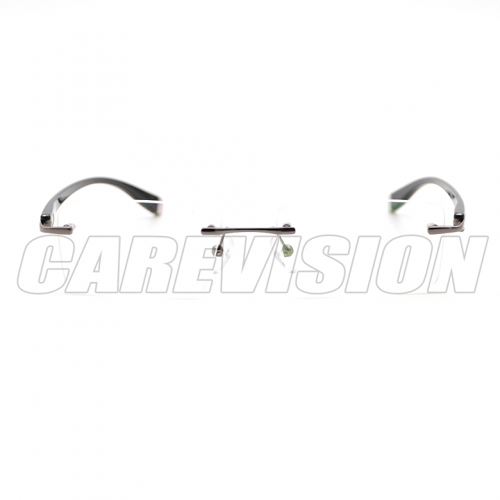 Rimless Flexible Reading Glasses UV400 Coating Lens Reader Silver +0.25 ~+4.00 Grey