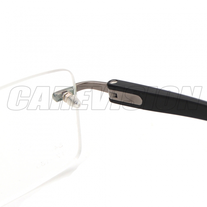 Rimless Flexible Reading Glasses UV400 Coating Lens Reader Silver +0.25 ~+4.00 Grey