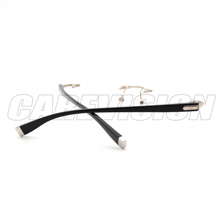 Men's Rimless Reading Glasses Eyewear UV400 Coating Lens Reader +0.25 ~+4.00 Silver