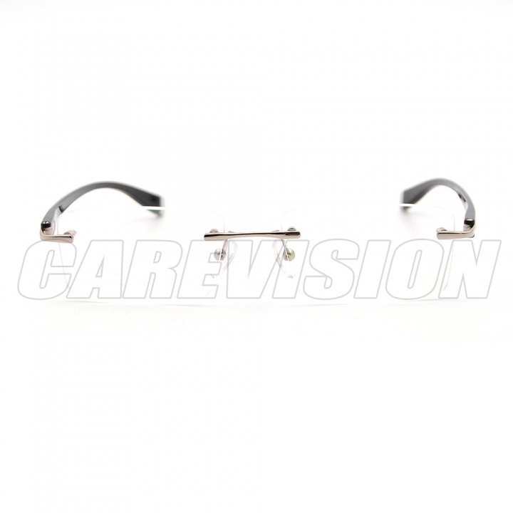 Men's Rimless Reading Glasses Eyewear UV400 Coating Lens Reader +0.25 ~+4.00 Silver