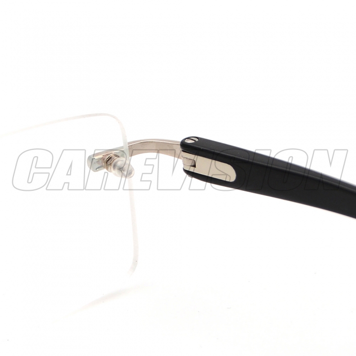 Men's Rimless Reading Glasses Eyewear UV400 Coating Lens Reader +0.25 ~+4.00 Silver