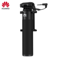 HUAWEI Brand Wired Selfie Stick, Extendable Handheld Monopod For Most Phone :Infinix Samsung Huawei black one size