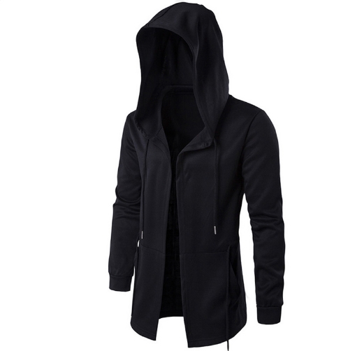 Men Hooded Sweatshirts Hip Hop Mantle Hoodies Fashion Jacket long Sleeves Cloak Man&apos;s Coats Outwear