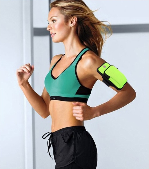 Sport Armband Case Zippered Fitness Running Arm Band Bag Pouch Jogging Workout Cover