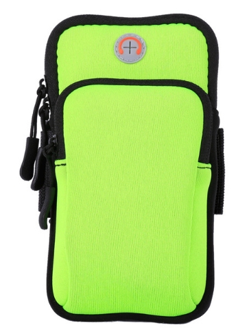 Sport Armband Case Zippered Fitness Running Arm Band Bag Pouch Jogging Workout Cover