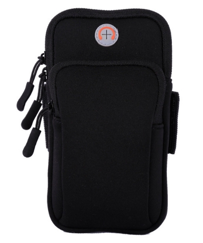 Sport Armband Case Zippered Fitness Running Arm Band Bag Pouch Jogging Workout Cover
