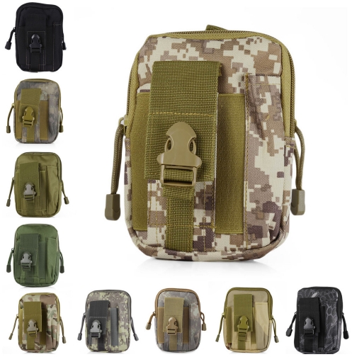 Outdoor Camping Hiking Bag Millitary Tactical Bag Molle Pouch Belt Loops Waist Bag